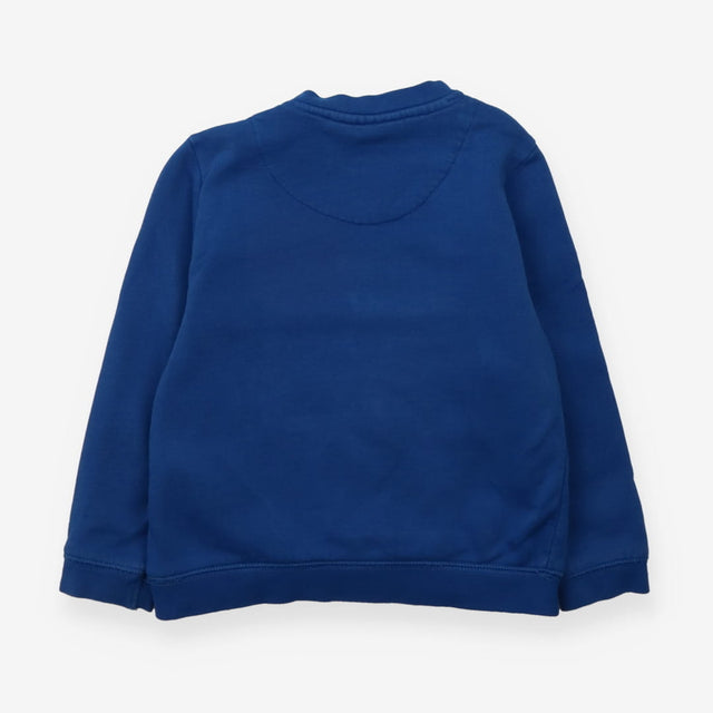 Blue Sweatshirt Yellow Digger