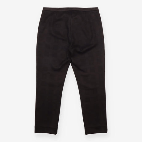 Tailored Trousers Black Tonal Check Slim Leg