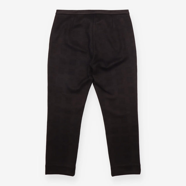 Tailored Trousers Black Tonal Check Slim Leg