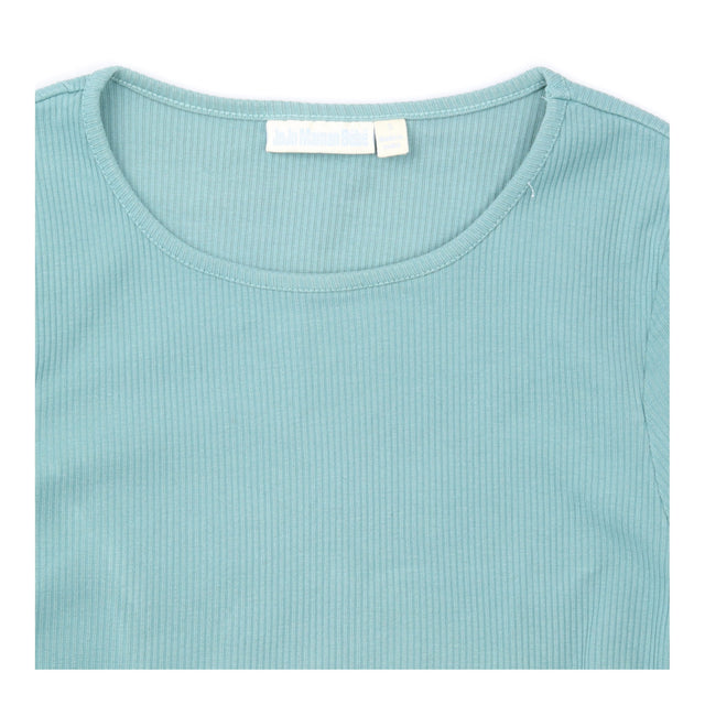 Nursing Top Sage Green Ribbed Cotton Long Sleeve