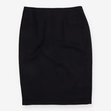 Black Tailored Pencil Skirt Smart Workwear O