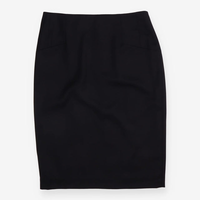 Black Tailored Pencil Skirt Smart Workwear O