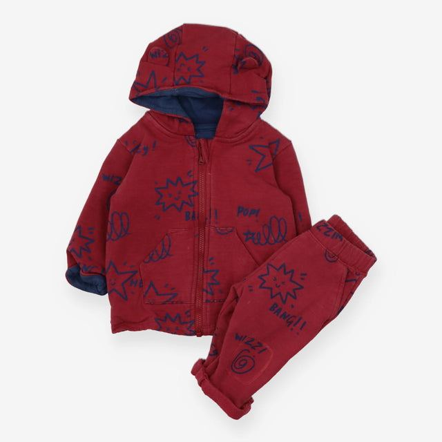 Tracksuit Set Red and Blue Stars ''Bang''
