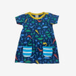 Blue Dino SS Dress