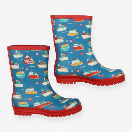 Blue ship wellies