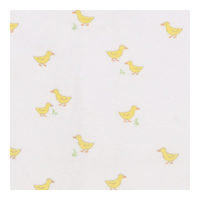 Sleepsuit White with Yellow Ducks