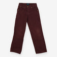 Brown straight leg jeans