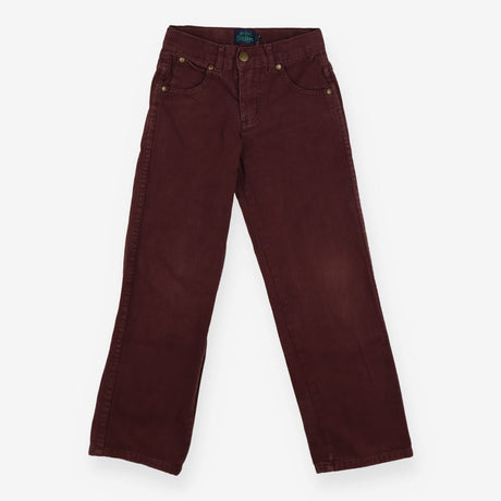 Brown straight leg jeans