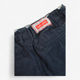 Navy Turn Up Shorts