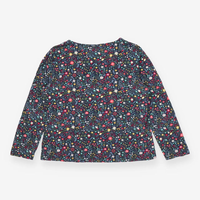 Frugi Women’s Navy Flower Meadows Top
