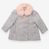 Boucle Jacket Pink and Blue -