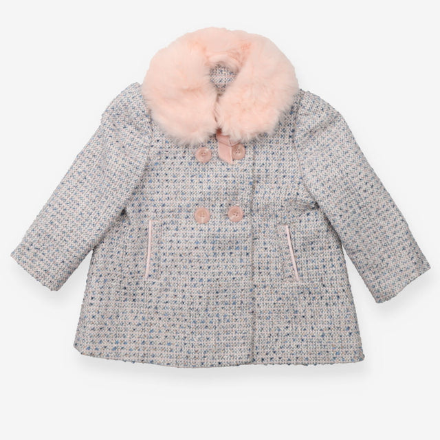 Boucle Jacket Pink and Blue -