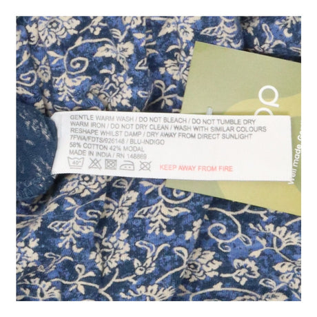 FatFace Blue Floral Jersey Dress
