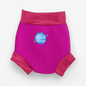 Pink with Orange Spots Swim nappy 