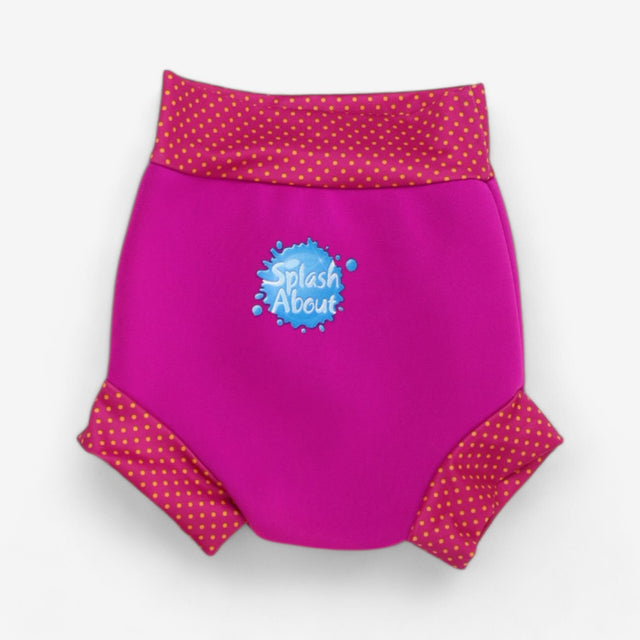 Pink with Orange Spots Swim nappy 