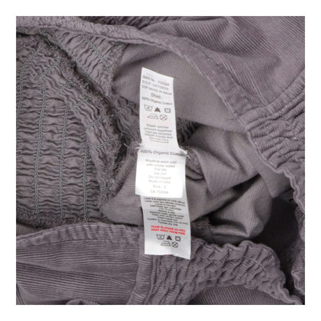 Alice Cord Jumpsuit Grey | Smocked Straps