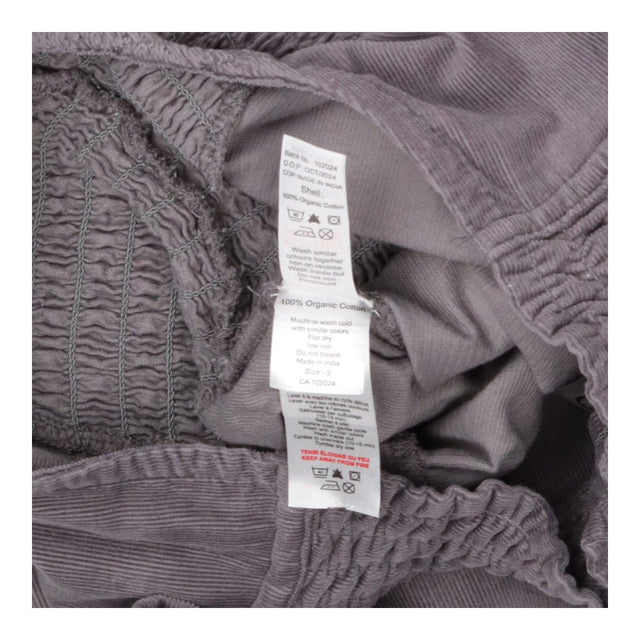 Alice Cord Jumpsuit Grey | Smocked Straps