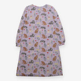 Pastel lilac cat nighty
