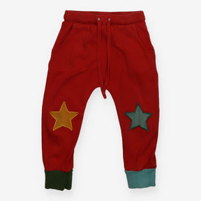 Joggers red stars