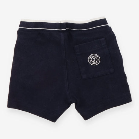 Shorts Jersey Navy White Waistband