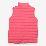 Gilet Padded Pink with Blue Zip