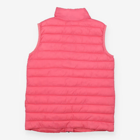 Gilet Padded Pink with Blue Zip