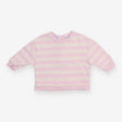 Jersey Sweater Pink and Cream Stripe