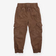 Joggers Brown Cargo Drawstring