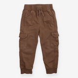 Joggers Brown Cargo Drawstring
