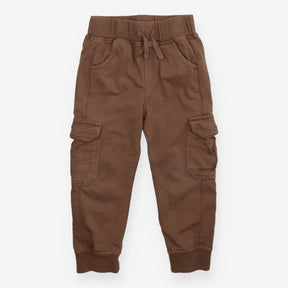 Joggers Brown Cargo Drawstring