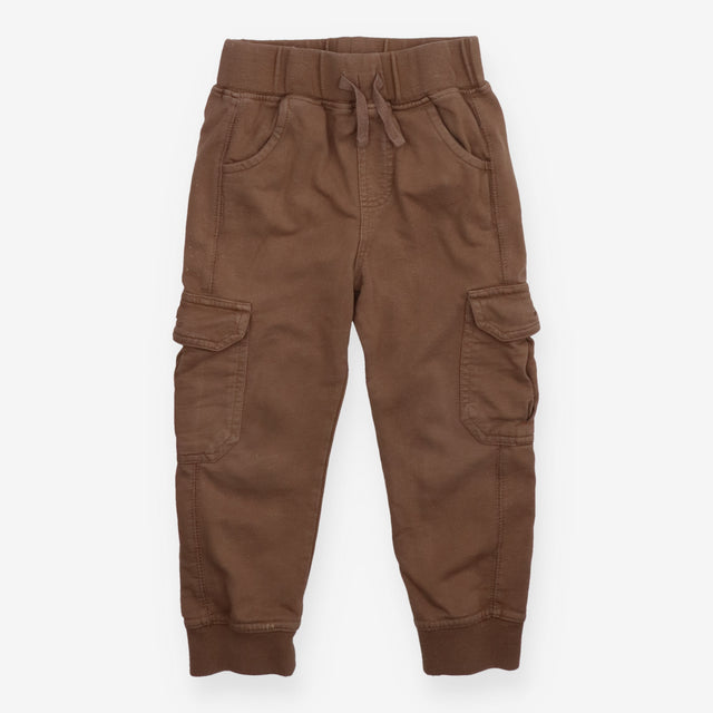Joggers Brown Cargo Drawstring