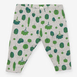 Leggings Grey with Green Trees