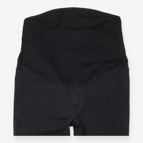 Maternity Jeans Black Skinny Over-Bump Stretch Den