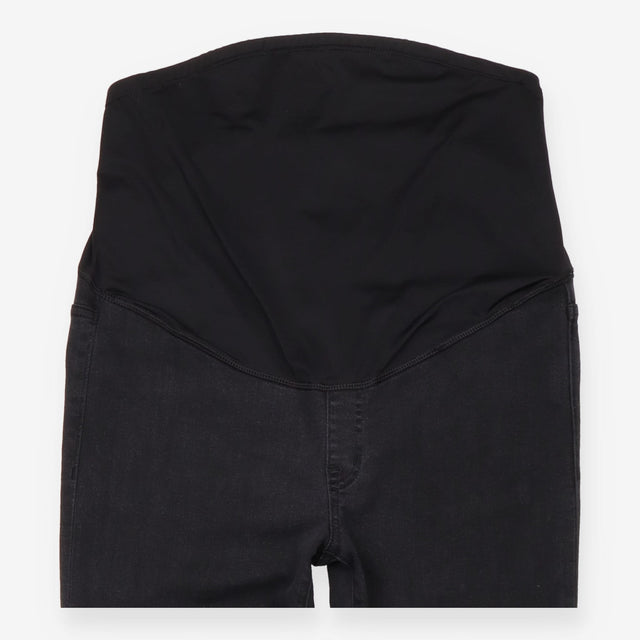 Maternity Jeans Black Skinny Over-Bump Stretch Den