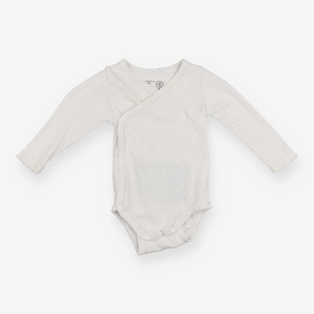 White bodysuit pointelle