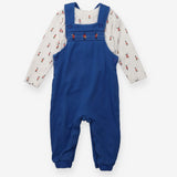 Dungaree Blue with Guards and White Tee with Guard