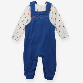 Dungaree Blue with Guards and White Tee with Guard