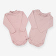 Pink Collared Bodysuits 2 Pack