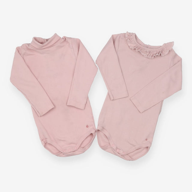 Pink Collared Bodysuits 2 Pack