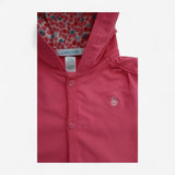Obabi - Sweater Pink with Poppers and Hood