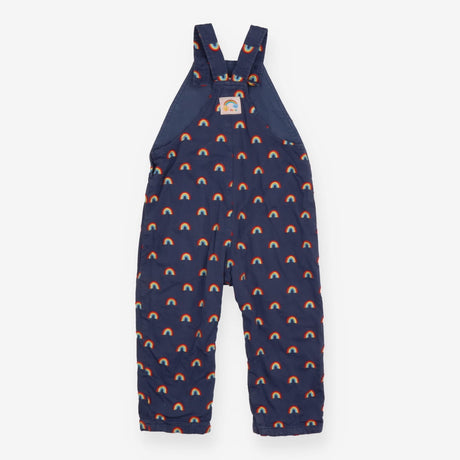 Dungarees Navy with Rainbow Appliques