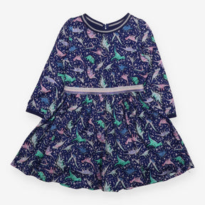 Blue Dinosaur Dress
