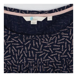 Freya Jersey arrow Top – Blue Lightweight Cotton S
