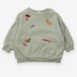 Sage Green Woodland Bunny Sweater