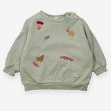 Sage Green Woodland Bunny Sweater