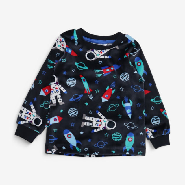 Pyjamas velour grey space