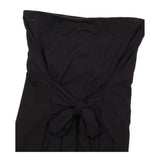 Dress Caviar Black Sasha Bandeau Strapless Tie Fro