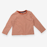 Orange Striped Long Sleeve 