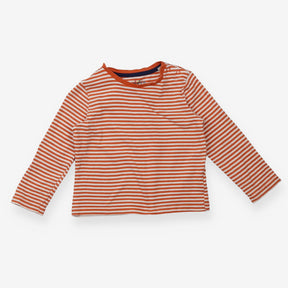 Orange Striped Long Sleeve 