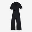 Jumpsuit tailored with belt